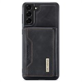 Hybrydowe Etui DG.Ming M2 do Samsung Galaxy S21 5G z Portfelem - Czarne