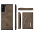 Hybrydowe Etui z Portfelem DG.Ming M2 do Samsung Galaxy S21 FE 5G - Kolor Kawy