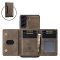 Hybrydowe Etui z Portfelem DG.Ming M2 do Samsung Galaxy S21 FE 5G - Kolor Kawy
