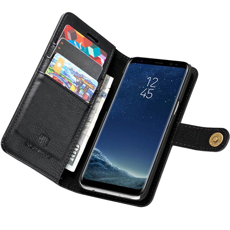 Skorzane Etui Portfel Samsung Galaxy S8 Dg Ming 2 I 1 Czern
