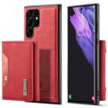 Hybrydowe Etui z Portfelem DG.Ming M2 do Samsung Galaxy S23 Ultra 5G - Czerwień