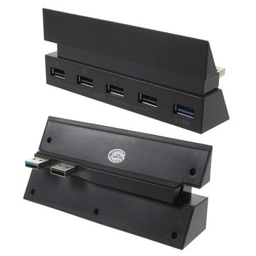 DOBE TP4-006 5-portowy koncentrator USB do konsoli do gier PS4 (1 x USB 3.0 + 4 x USB 2.0)