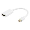 Adapter Deltaco Mini DisplayPort do HDMI - 0,2 m - biały