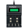 Wielofunkcyjna Szybka USB Ładowarka do Akumulatorów Doublepow DP-UK95 - AA/AAA/9V