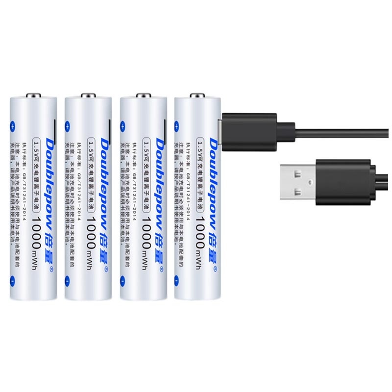 Akumulatorki a Doublepow Microusb 1000mwh 4 Szt