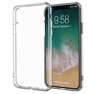 Pokrowiec z Termoplastycznego Poliuretanu Drop Resistant Crystal iPhone X / iPhone XS - Przezroczysty