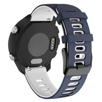 Garmin Vivoactive 4 Dwukolorowy Sportowy Silikonowy Pasek - Błękit / Biel