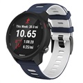 Garmin Vivoactive 4 Dwukolorowy Sportowy Silikonowy Pasek - Błękit / Biel