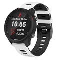 Garmin Vivoactive 4 Dwukolorowy Sportowy Silikonowy Pasek - Biel / Czerń