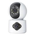 Dwuobiektywowa kamera bezpieczeństwa WiFi 4 MP ze śledzeniem 360 i dwukierunkowym dźwiękiem