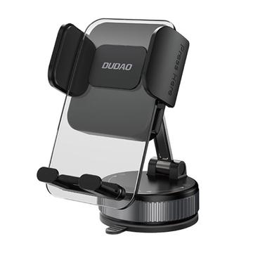 Dudao F24 Plus Uchwyt samochodowy z przyssawką do telefonu 60mm-90mm - Czarny