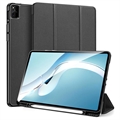 Etui Tri-Fold Folio Dux Ducis Domo na Huawei MatePad Pro 12.6 (2021) (Otwarte Opakowanie A) - Czerń