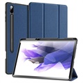 Etui Folio Tri-Fold Dux Ducis Domo do Samsung Galaxy Tab S7+/S8+ - Niebieskie