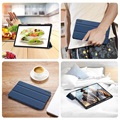 Etui Folio Tri-Fold Dux Ducis Domo do Samsung Galaxy Tab S7+/S8+ - Niebieskie