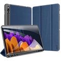 Samsung Galaxy Tab S7/S8 Etui Tri-Fold Dux Ducis Domo – Niebieskie
