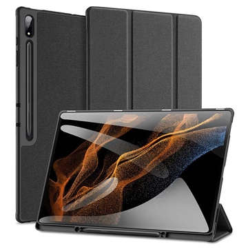 Samsung Galaxy Tab S9 Ultra Zamykane Etui Smart Tri-Fold Dux Ducis Domo - Czarne