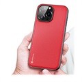 Hybrydowe Etui Dux Ducis Fino do iPhone 14 Pro Max - Czerwień