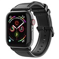 Apple Watch Series 7/SE/6/5/4/3/2/1 Skórzany Pasek Dux Ducis - 41mm/40mm/38mm - Czerń