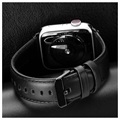 Apple Watch Series 7/SE/6/5/4/3/2/1 Skórzany Pasek Dux Ducis - 41mm/40mm/38mm - Czerń