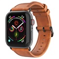 Apple Watch Series 7/SE/6/5/4/3/2/1 Skórzany Pasek Dux Ducis - 41mm/40mm/38mm - Brąz