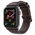 Apple Watch Series 7/SE/6/5/4/3/2/1 Skórzany Pasek Dux Ducis - 41mm/40mm/38mm - Kawa