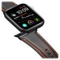 Apple Watch Series 7/SE/6/5/4/3/2/1 Skórzany Pasek Dux Ducis - 41mm/40mm/38mm - Kawa