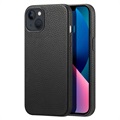 iPhone 13 Pokryte Skórą Etui Dux Ducis Roma Premium - Czerń
