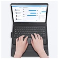 Etui z Klawiaturą Bluetooth Dux Ducis Samsung Galaxy Tab S7/S8 - Czarne