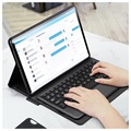 Etui z Klawiaturą Bluetooth Dux Ducis Samsung Galaxy Tab S7/S8 - Czarne