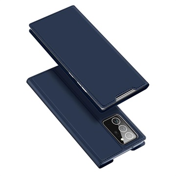 Etui z Kieszenią na Karty Dux Ducis Skin Pro Samsung Galaxy Note20 Ultra - Błękit