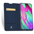 Samsung Galaxy A40 Etui z Klapką Dux Ducis Skin Pro - Ciemnoniebieski