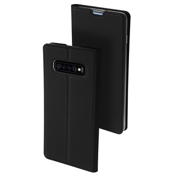 Samsung Galaxy S10+ Etui z Klapką Dux Ducis Skin Pro - Czarne