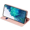 Etui z Klapką Dux Ducis Skin Pro do Samsung Galaxy S20 FE - Różowe Złoto