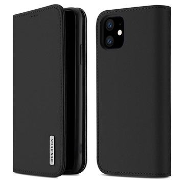 Skórzane Etui Dux Ducis Wish do iPhone 11 - Czarne