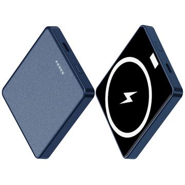 E30 10000mAh 15W Wireless Charging PD + QC 20W Magnetic-Absorbed Power Bank Zewnętrzny zestaw baterii Ładowarka do telefonu - Niebieski