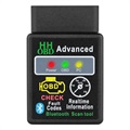 Bluetooth OBD2 do wykrywania uszkodzeń samochodu ELM327 V2.1 - Czarny