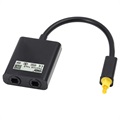 Optyczny Rozdzielacz Audio Toslink EMK 102B - Czarny