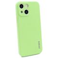 iPhone 14 Etui Enkay z Ciekłego Silikonu - Jasnozielony