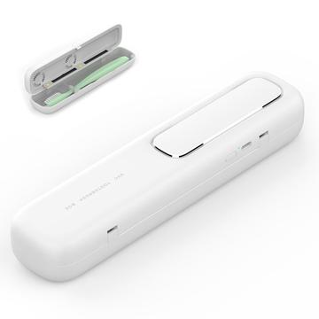 ES-X1 Przenośna szczoteczka do zębów Smart Sanitizer do podróży/domu - biała