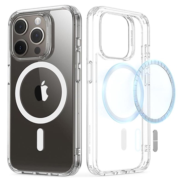 iPhone 15 Pro Hybrydowe Etui ESR CH HaloLock Mag - Przezroczysty