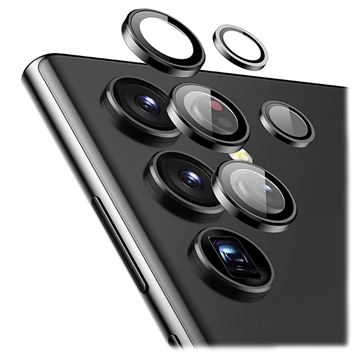 Samsung Galaxy S22 Ultra 5G Szkło Hartowane w Obiektywie ESR - Czarne