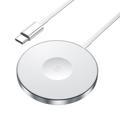 Magnetyczna ładowarka bezprzewodowa ESSAGER 3 w 1 15 W do iPhone'a 12/13/14/15, AirPods, iWatch Slim Charging Pad