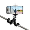 Elastyczny statyw do telefonu i aparatu do selfie - czarny