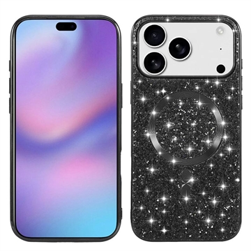 iPhone 17 Pro Etui z galwanizowanego brokatu - kompatybilny z MagSafe
