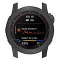 Garmin Fenix 7X/7X Solar Galwanizowane Etui z TPU - Czerń