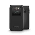 Telefon z klapką Emporia Joy-LTE dla seniorów - czarny