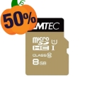 Karta pamięci Emtec Gold+ MicroSDHC z adapterem ECMSDM8GHC10GP - 8 GB