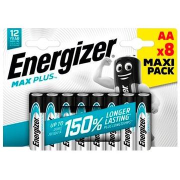 Baterie alkaliczne Energizer Max Plus LR6/AA - 8 szt.