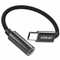 Adapter Audio AUX USB-C / 3.5mm Acefast C1-07 - Ciemnoszary