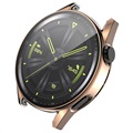 Etui Enkay ze Szkłem Hartowanym do Huawei Watch GT 3 - 42mm - Różowe Złoto